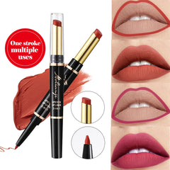 2-in-1 Waterproof Lipstick Lip Liner