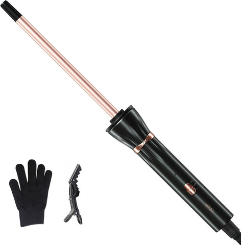 HIRAY 3/8" Tiny Curling Iron – 9mm Ceramic Barrel
