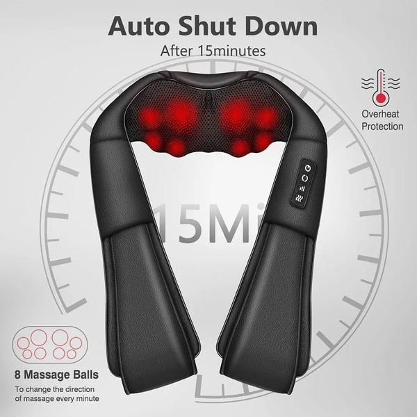 Adjustable Multi-Functional Heated Full-Body Massager