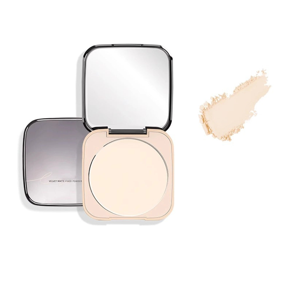 Velvet matte setting powder for oil control and makeup touch-up