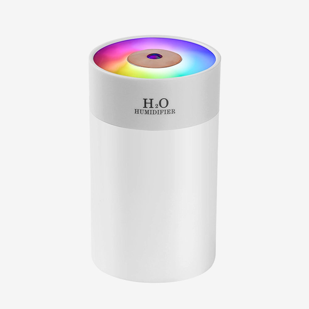 Colorful Cool Mini Humidifier,Essential Oil Diffuser Aroma Essential Oil USB Cool Mist Humidifier,2 Adjustable Mist Modes, Super Quiet,for Car,Office,Bedroom