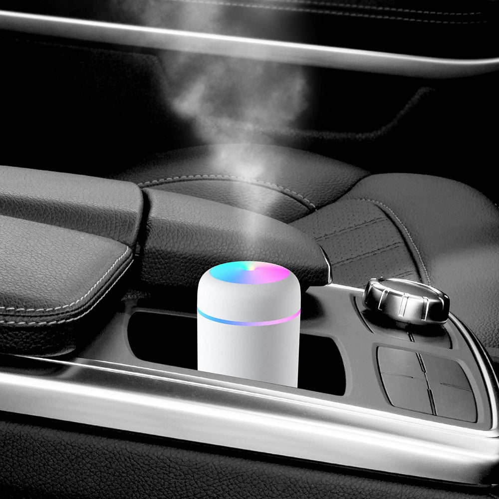 Colorful Cool Mini Humidifier,Essential Oil Diffuser Aroma Essential Oil USB Cool Mist Humidifier,2 Adjustable Mist Modes, Super Quiet,for Car,Office,Bedroom