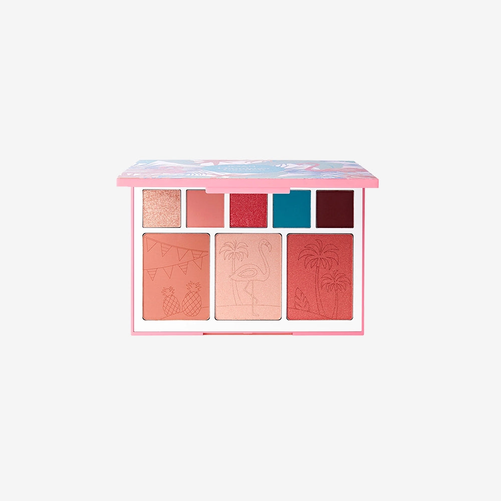 Flamingo Garden eye and cheek palette